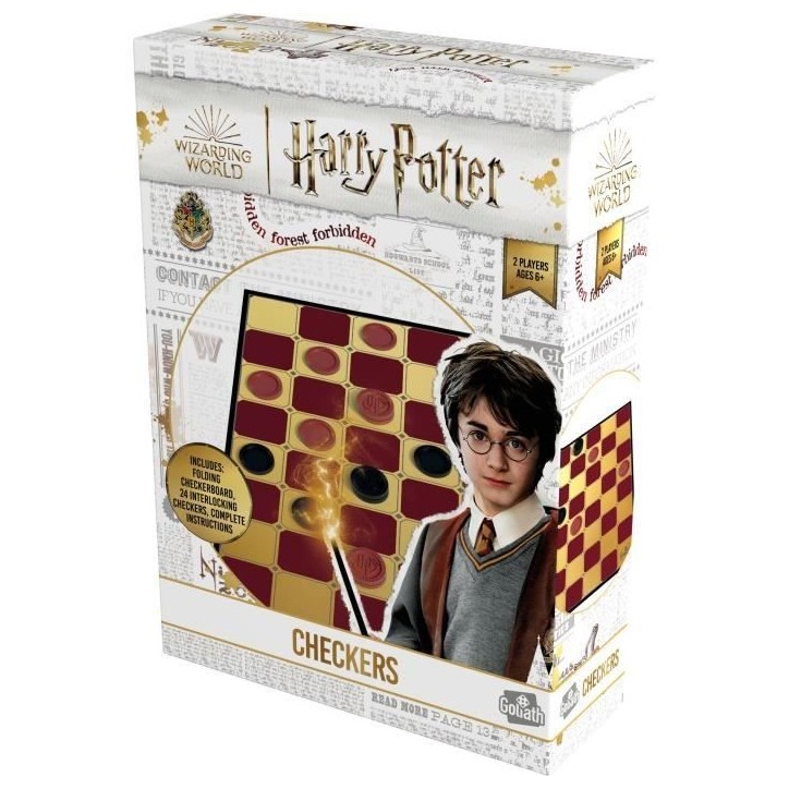 Jeu de société - GOLIATH - Checkers Harry Potter Jeu de société - GOLIATH - Checkers Harry Potter