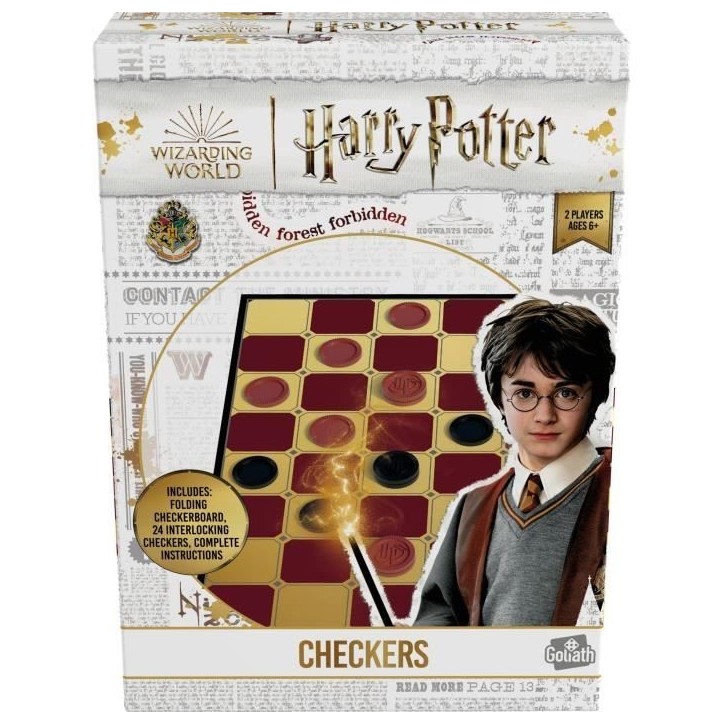 Jeu de société - GOLIATH - Checkers Harry Potter Jeu de société - GOLIATH - Checkers Harry Potter