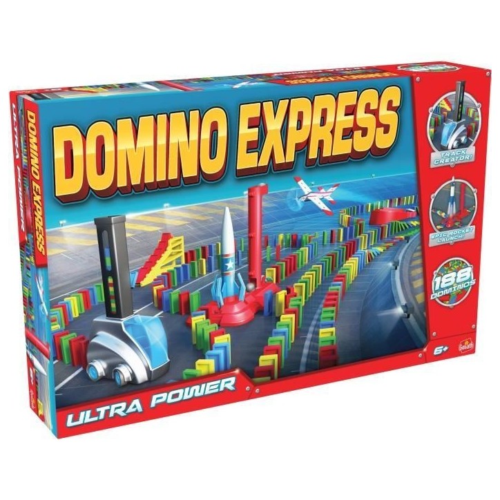 Domino - GOLIATH - Domino Express Ultra Power - Super Dealer pour circuits impressionnants! Des 6 ans Domino - GOLIATH - Domino Express Ultra Power - Super Dealer pour circuits impressionnants! Des 6 ans