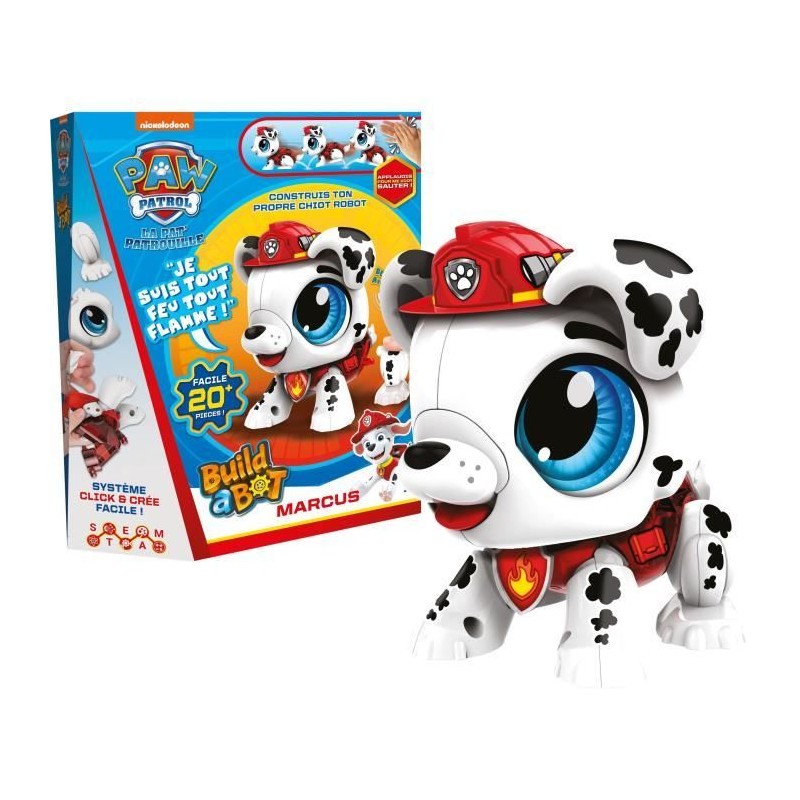 Robot Pat Patrouille Marcus - Build A Bot - GOLIATH - Mixte - 3 ans - Robot Pat Patrouille Marcus - Build A Bot - GOLIATH - Mixte - 3 ans -