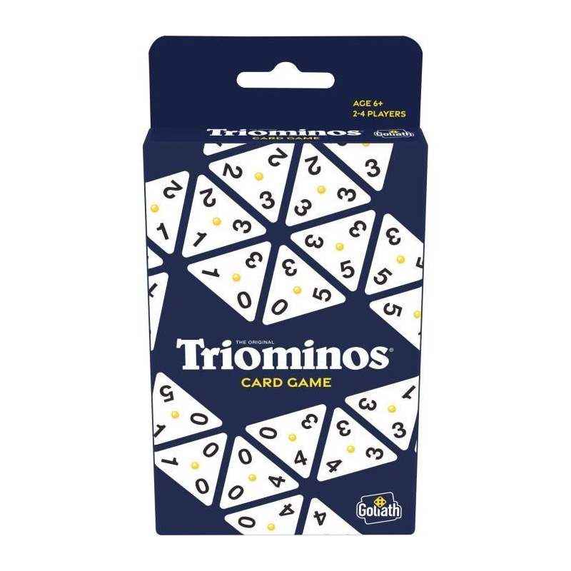 Triominos Card game - Jeu de société - GOLIATH - Des 6 ans Triominos Card game - Jeu de société - GOLIATH - Des 6 ans