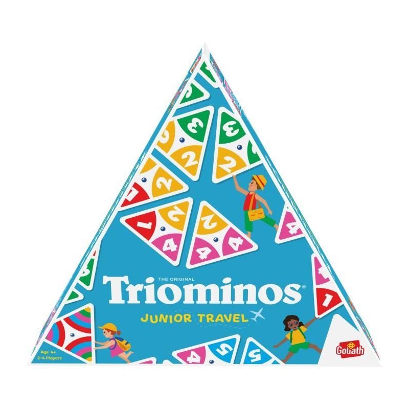 Triominos Junior Travel '24 - Jeu de société - GOLIATH Triominos Junior Travel '24 - Jeu de société - GOLIATH