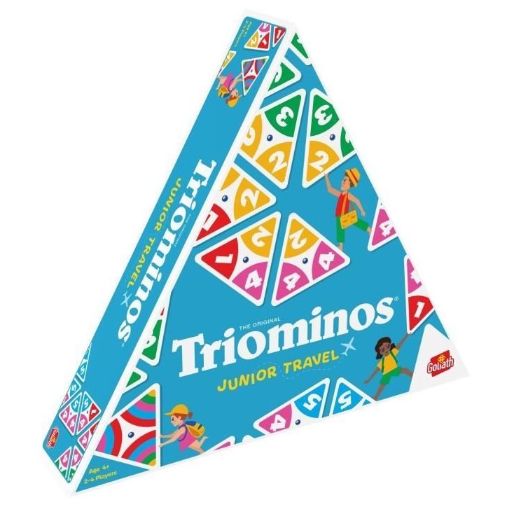 Triominos Junior Travel '24 - Jeu de société - GOLIATH Triominos Junior Travel '24 - Jeu de société - GOLIATH