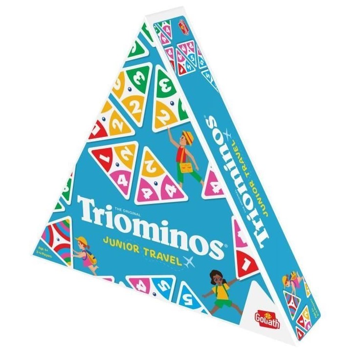 Triominos Junior Travel '24 - Jeu de société - GOLIATH Triominos Junior Travel '24 - Jeu de société - GOLIATH