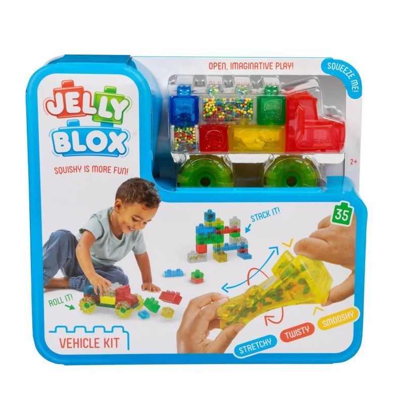Blocs de construction - GOLIATH - Jelly Blox Vroom Truck Kit - Blocs s Blocs de construction - GOLIATH - Jelly Blox Vroom Truck Kit - Blocs s