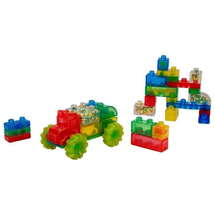 Blocs de construction - GOLIATH - Jelly Blox Vroom Truck Kit - Blocs souples avec voitures! Des 2 ans Blocs de construction - GOLIATH - Jelly Blox Vroom Truck Kit - Blocs souples avec voitures! Des 2 ans