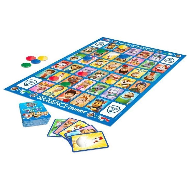Jeu de société - GOLIATH - Sequence Junior Pat'Patrouille - Jeu familial des 3 ans Jeu de société - GOLIATH - Sequence Junior Pat'Patrouille - Jeu familial des 3 ans
