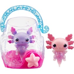 Animagic - GOLIATH - Pack double Axolotl - Aquarium a bulles - Rose /