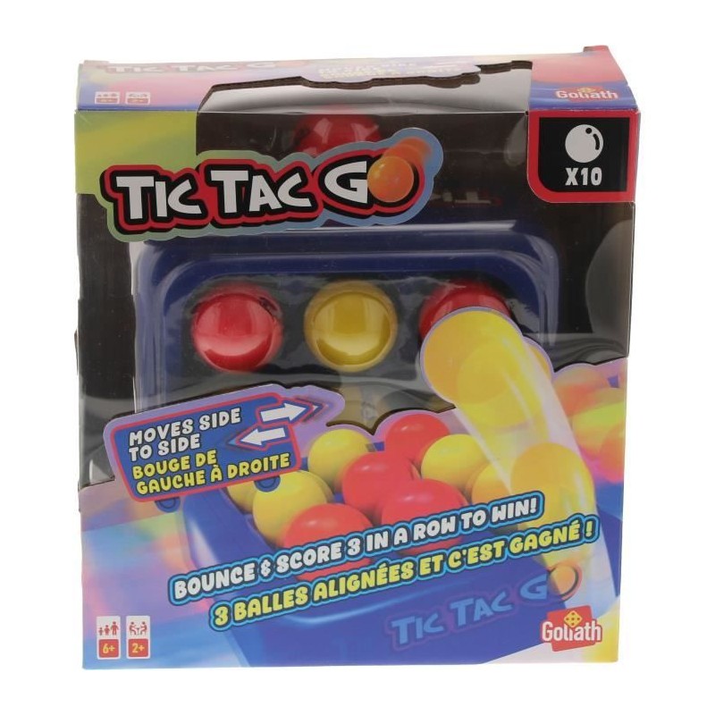 Tic Tac Go - Jeu de société - GOLIATH - Des 6 ans Tic Tac Go - Jeu de société - GOLIATH - Des 6 ans