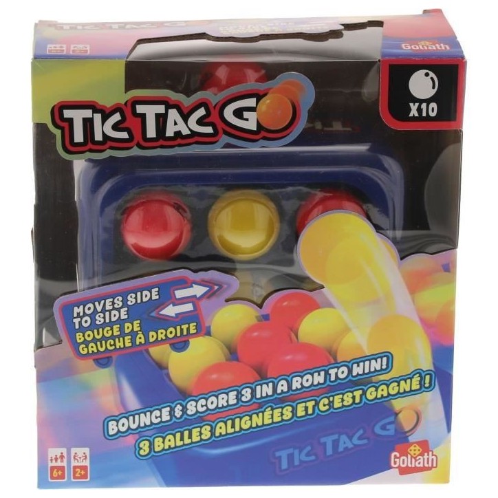 Tic Tac Go - Jeu de société - GOLIATH - Des 6 ans Tic Tac Go - Jeu de société - GOLIATH - Des 6 ans