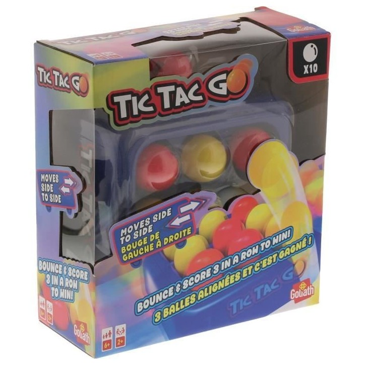 Tic Tac Go - Jeu de société - GOLIATH - Des 6 ans Tic Tac Go - Jeu de société - GOLIATH - Des 6 ans