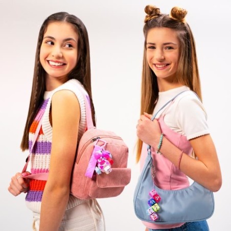 Clickeez - GOLIATH - Deluxe Porte-clés - Touches a collectionner - 1 cube clickeez + 4 clickeez + 3 charms - Des 6 ans