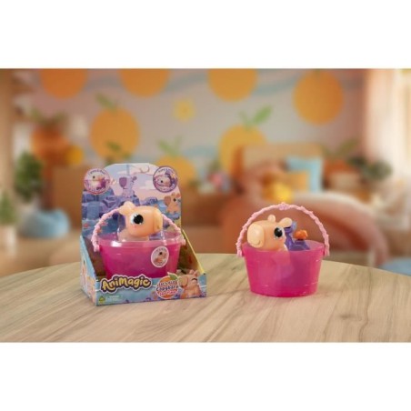 Animagic - GOLIATH - Let's Glo Capybara Spa Time - Animal intéractif - Marron
