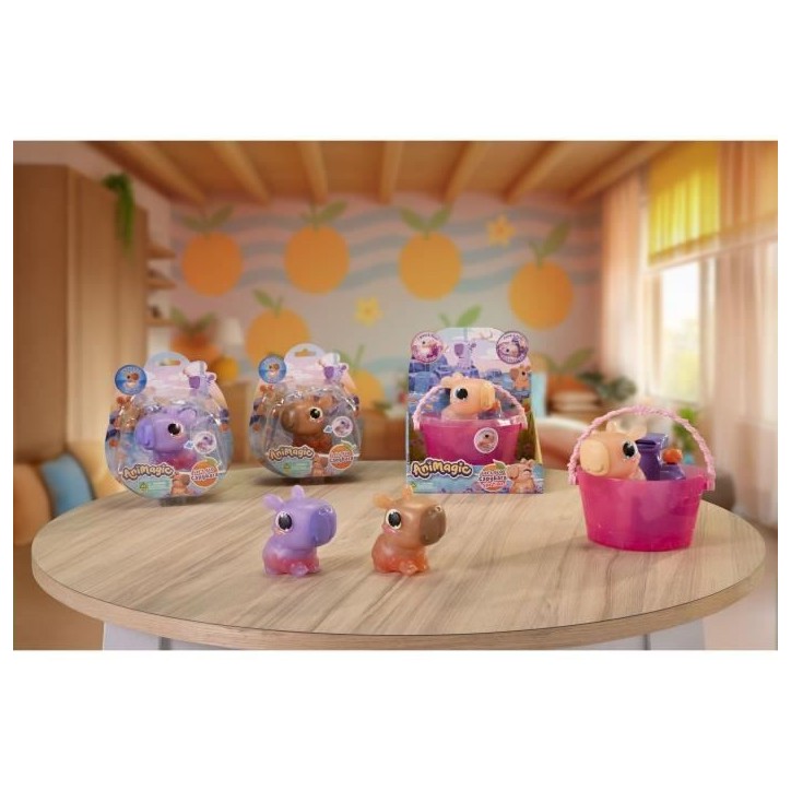 Animagic - GOLIATH - Let's Glo Capybara Spa Time - Animal intéractif - Marron Animagic - GOLIATH - Let's Glo Capybara Spa Time - Animal intéractif - Marron
