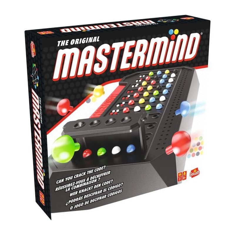 Mastermind Classic - Jeu de société - GOLIATH - Des 8 ans Mastermind Classic - Jeu de société - GOLIATH - Des 8 ans