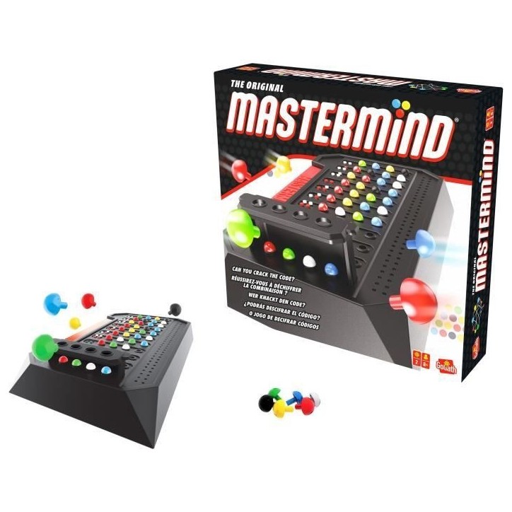 Mastermind Classic - Jeu de société - GOLIATH - Des 8 ans Mastermind Classic - Jeu de société - GOLIATH - Des 8 ans