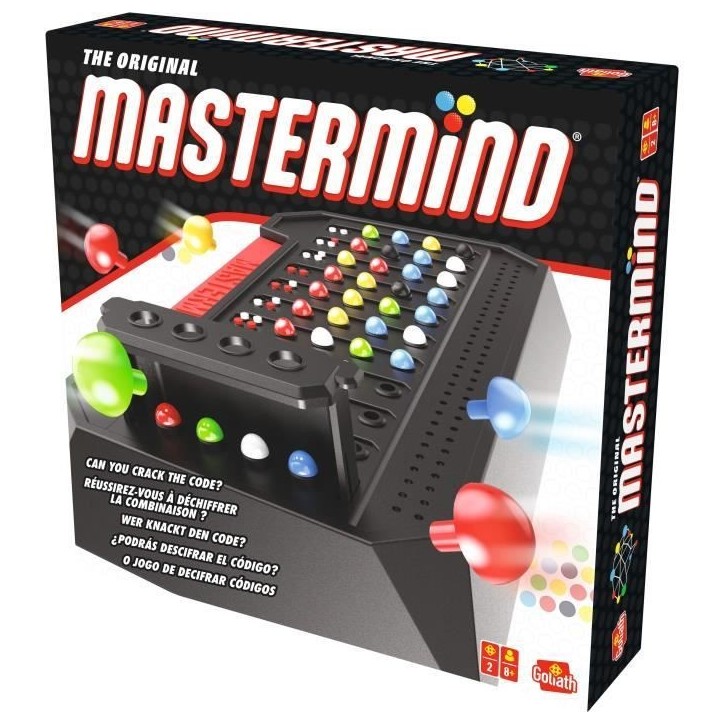Mastermind Classic - Jeu de société - GOLIATH - Des 8 ans Mastermind Classic - Jeu de société - GOLIATH - Des 8 ans