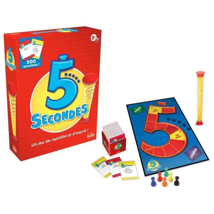 5 secondes - Jeu d'ambiance et de rapidité - GOLIATH - Des 8 ans 5 secondes - Jeu d'ambiance et de rapidité - GOLIATH - Des 8 ans