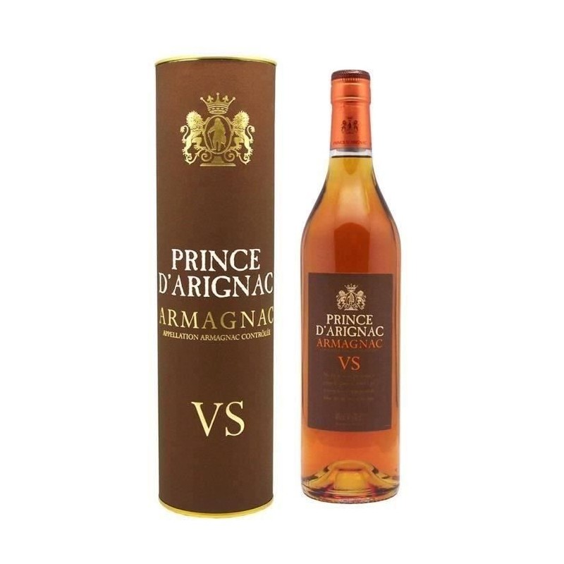 Armagnac VS Prince D'Arignac 40° 70cl canister Armagnac VS Prince D'Arignac 40° 70cl canister