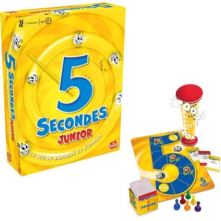 5 Secondes junior - Jeu d'ambiance et de rapidité - GOLIATH - Des 6 a