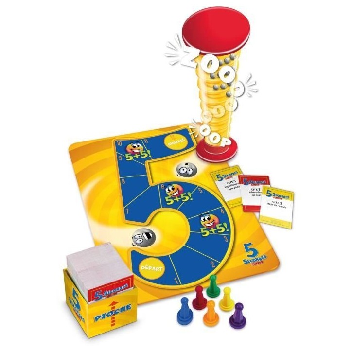 5 Secondes junior - Jeu d'ambiance et de rapidité - GOLIATH - Des 6 ans 5 Secondes junior - Jeu d'ambiance et de rapidité - GOLIATH - Des 6 ans