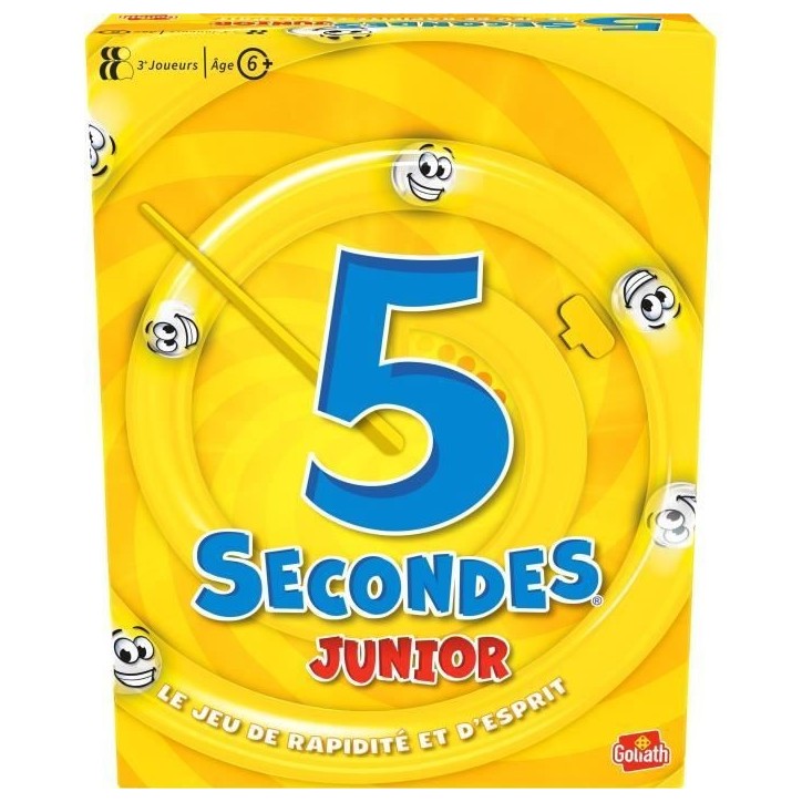5 Secondes junior - Jeu d'ambiance et de rapidité - GOLIATH - Des 6 ans 5 Secondes junior - Jeu d'ambiance et de rapidité - GOLIATH - Des 6 ans