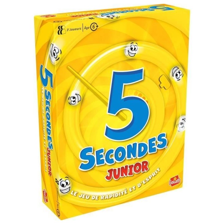 5 Secondes junior - Jeu d'ambiance et de rapidité - GOLIATH - Des 6 ans 5 Secondes junior - Jeu d'ambiance et de rapidité - GOLIATH - Des 6 ans