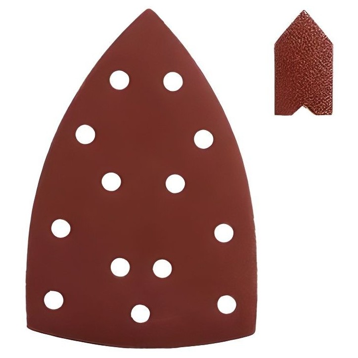 RYOBI - Assortiment 20 abrasifs pour ponceuses EPS80RS / R12PSL13S / RPS100 / RPS80 / RPS70 (10 triangles + 10 doigts) - SPS20A