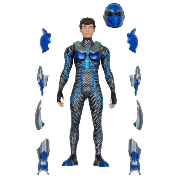 Figurine articulée - GORMITI - Scion avec armure Modele Eau - 27 cm - a partir de 4 ans - GRV032 Figurine articulée - GORMITI - Scion avec armure Modele Eau - 27 cm - a partir de 4 ans - GRV032