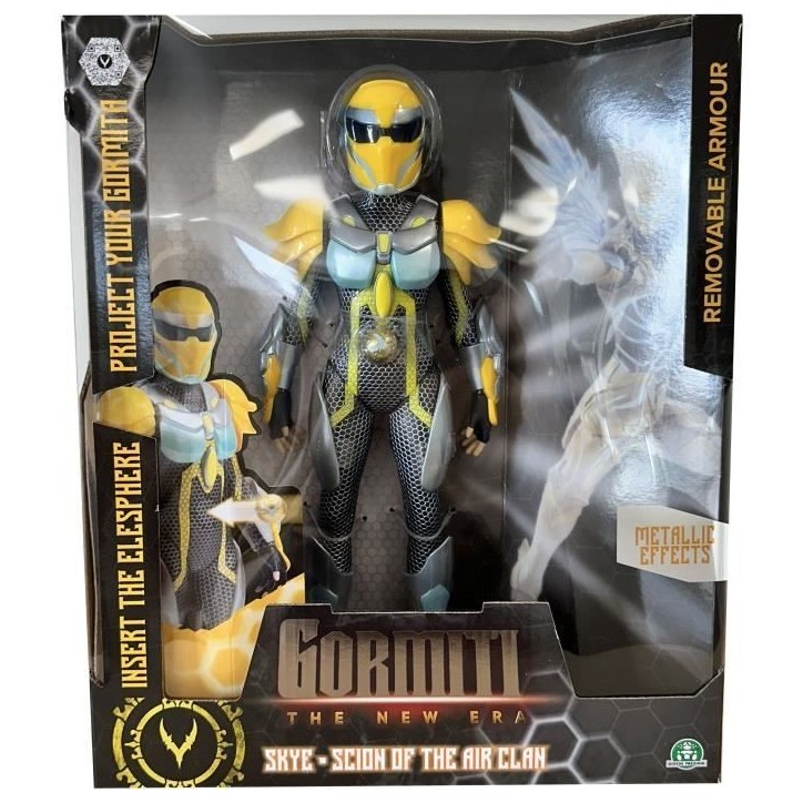 Figurine articulée - GORMITI - Scion avec projecteur Air - Skye - 27 cm - a partir de 4 ans - GRV052 Figurine articulée - GORMITI - Scion avec projecteur Air - Skye - 27 cm - a partir de 4 ans - GRV052