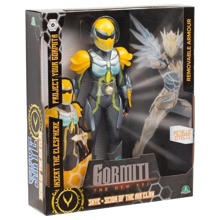 Figurine articulée - GORMITI - Scion avec projecteur Air - Skye - 27 cm - a partir de 4 ans - GRV052 Figurine articulée - GORMITI - Scion avec projecteur Air - Skye - 27 cm - a partir de 4 ans - GRV052