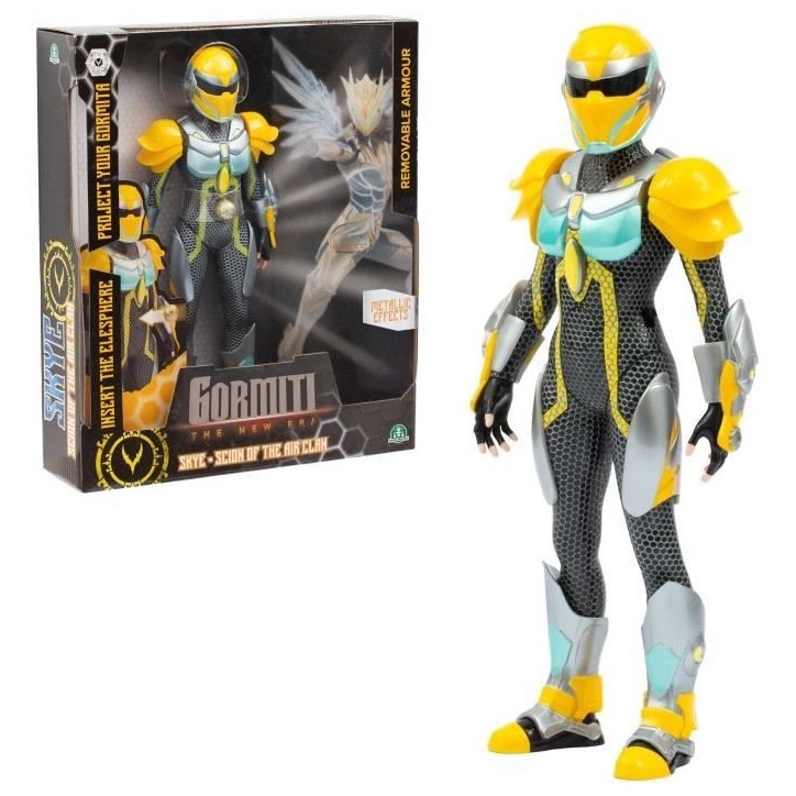 Figurine articulée - GORMITI - Scion avec projecteur Air - Skye - 27 cm - a partir de 4 ans - GRV052 Figurine articulée - GORMITI - Scion avec projecteur Air - Skye - 27 cm - a partir de 4 ans - GRV052