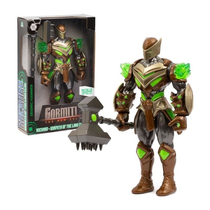 Figurine articulée - GORMITI - Gormiti avec arme Modele Terre - 27 cm Figurine articulée - GORMITI - Gormiti avec arme Modele Terre - 27 cm
