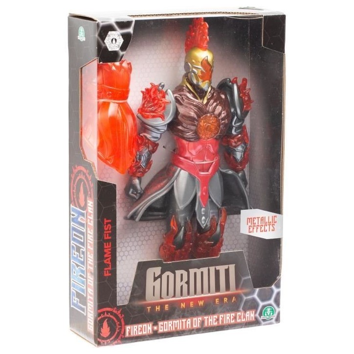 Figurine articulée - GORMITI - Gormiti avec arme Modele Feu - 27 cm - a partir de 4 ans - GRV063 Figurine articulée - GORMITI - Gormiti avec arme Modele Feu - 27 cm - a partir de 4 ans - GRV063