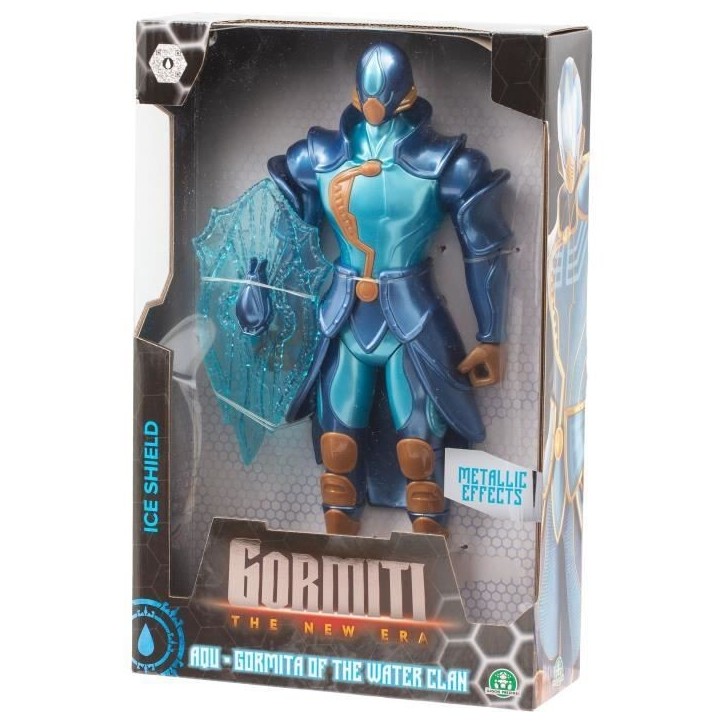 Figurine articulée - GORMITI - Gormiti avec arme Modele Eau - 27 cm - a partir de 4 ans - GRV064 Figurine articulée - GORMITI - Gormiti avec arme Modele Eau - 27 cm - a partir de 4 ans - GRV064