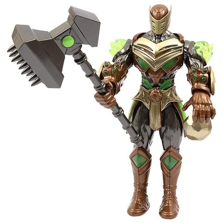 Figurine articulée - GORMITI - Gormiti avec attaque lumineuse Terre - Rockard - 27 cm - a partir de 4 ans - GRV074 Figurine articulée - GORMITI - Gormiti avec attaque lumineuse Terre - Rockard - 27 cm - a partir de 4 ans - GRV074