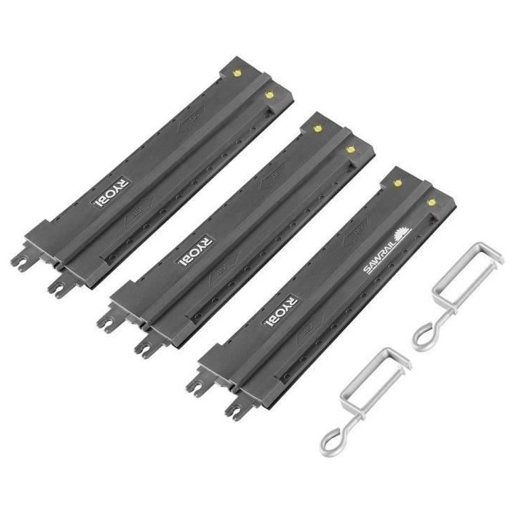 RYOBI - Rail de guidage 122 cm + 2 serre-joints pour scies circulaires RWS1250 / 1400 / 1600, RCS1400 / 1600 et R18CS7 - RAK03SR RYOBI - Rail de guidage 122 cm + 2 serre-joints pour scies circulaires RWS1250 / 1400 / 1600, RCS1400 / 1600 et R18CS7 - RAK03SR