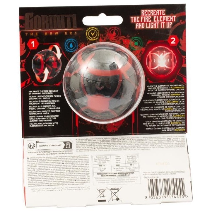 Elesphere électronique - GORMITI - Effets lumineux Feu - a partir de 4 ans - GRV011