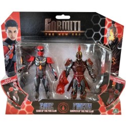 Coffret figurines - GORMITI - Scion et Gormiti associé Feu - Zane et