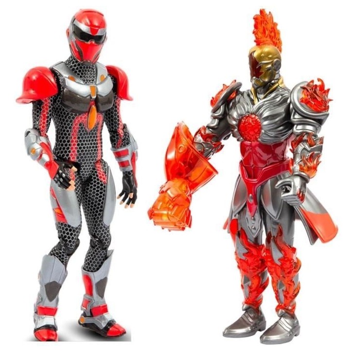 Coffret figurines - GORMITI - Scion et Gormiti associé Feu - Zane et Fireon - 15 cm - a partir de 4 ans - GRV192
