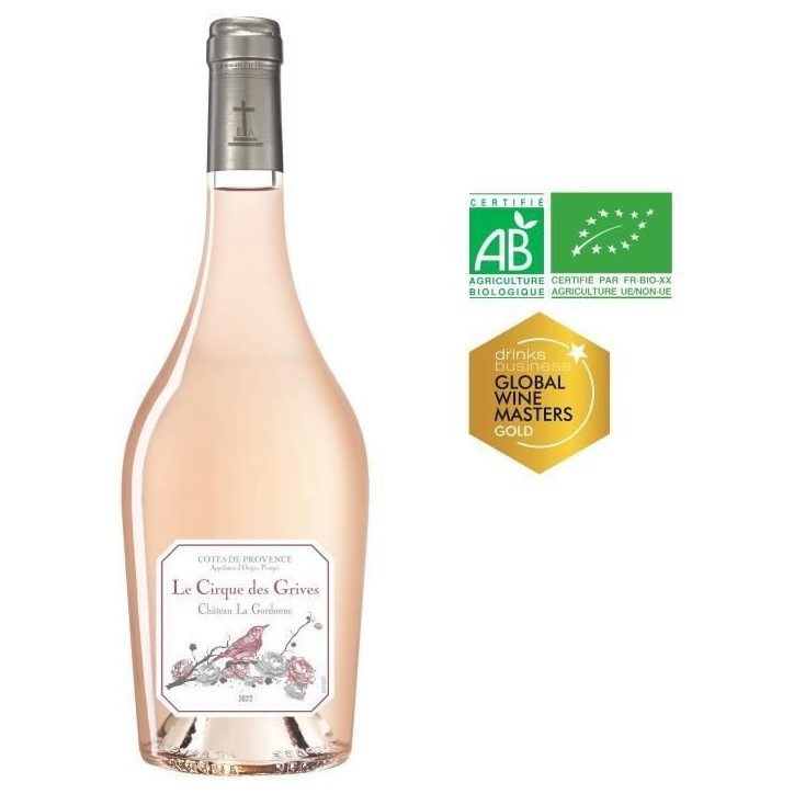 Château La Gordonne Le Cirque des Grives 2022 Côtes de Provence - Vin rosé de Provence - Bio