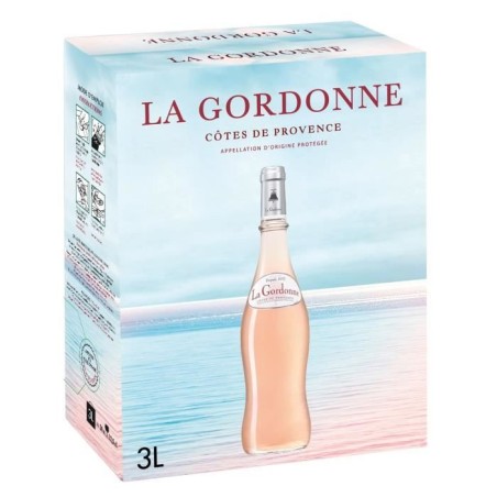 Bag in Box La Gordonne Côtes de Provence - Vin rosé de Provence - Bi