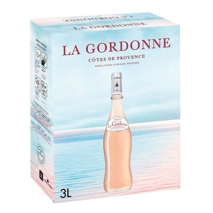 Bag in Box La Gordonne Côtes de Provence - Vin rosé de Provence - Bio