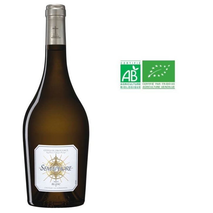 Château La Gordonne Sémaphore 2022 Côtes de Provence - Vin blanc de Provence - Bio