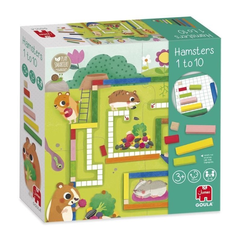Jeu éducatif - GOULA - 1-10 Maths - Aide les hamsters a constituer le Jeu éducatif - GOULA - 1-10 Maths - Aide les hamsters a constituer le