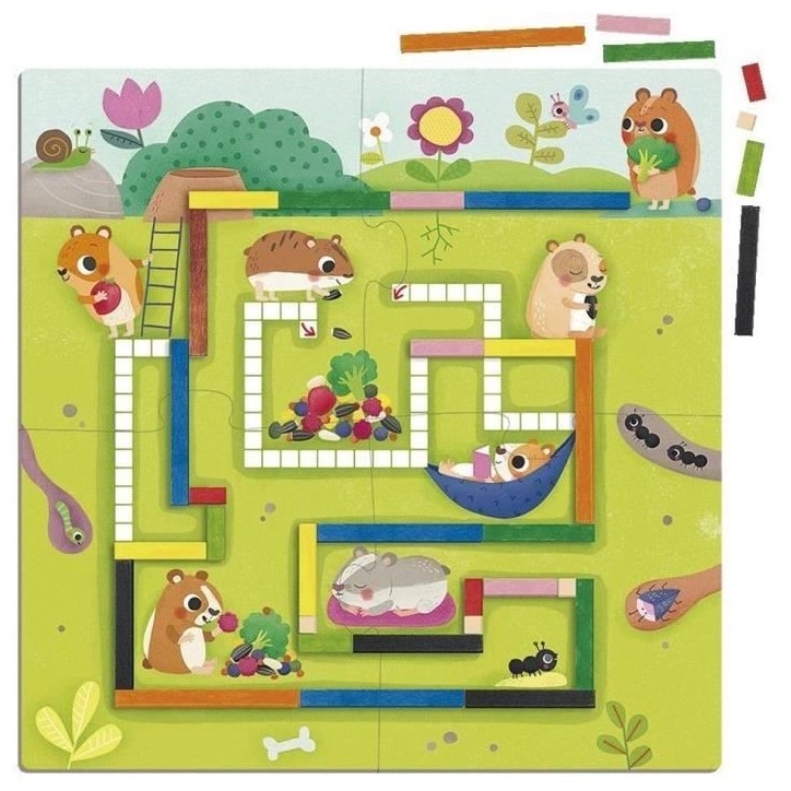 Jeu éducatif - GOULA - 1-10 Maths - Aide les hamsters a constituer leurs provisions pour l'hiver Jeu éducatif - GOULA - 1-10 Maths - Aide les hamsters a constituer leurs provisions pour l'hiver