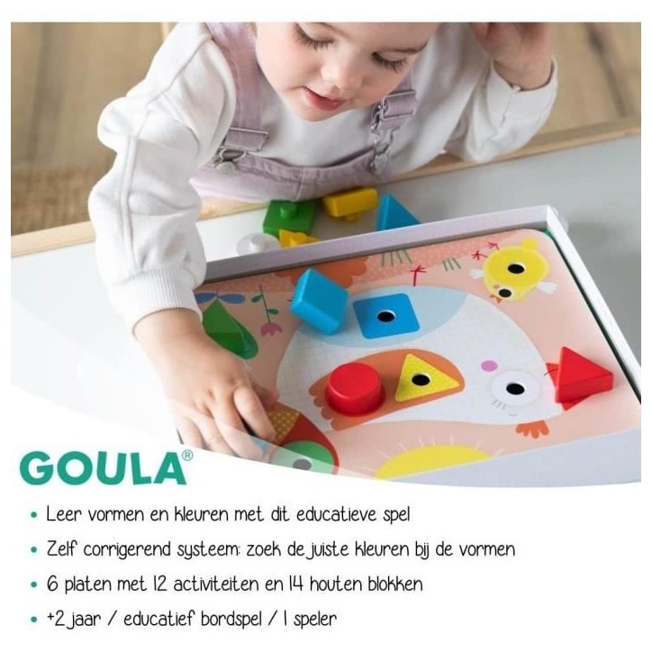 BABY SHAPES GOULA - Jeux d'apprentissage BABY SHAPES GOULA - Jeux d'apprentissage