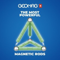 Coffret de construction - GEOMAG - Glow Recycled - 25 pieces - Lumines