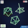 Coffret de construction - GEOMAG - Glow Recycled - 25 pieces - Lumines