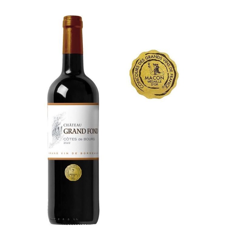 Château Grand Fond Côtes de Bourg - Vin rouge de Bordeaux Château Grand Fond Côtes de Bourg - Vin rouge de Bordeaux